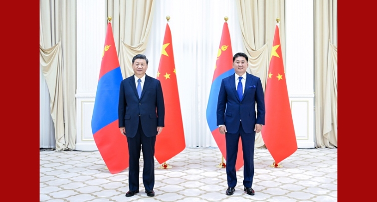 習近平主席、モンゴル大統領と会談