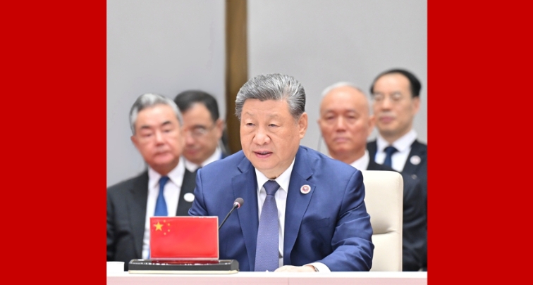 習近平主席、ＳＣＯ加盟国首脳理事会会議で重要演説